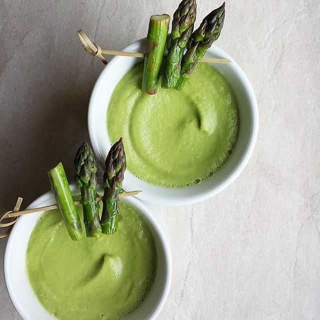 Chilled Asparagus, Pea & Avocado Soup Recipe The Feedfeed