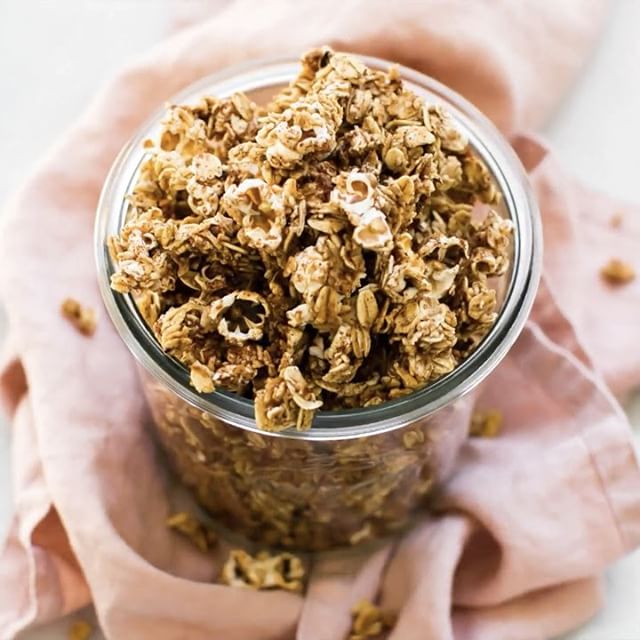 Sweet & Salty Popcorn Granola Recipe The Feedfeed