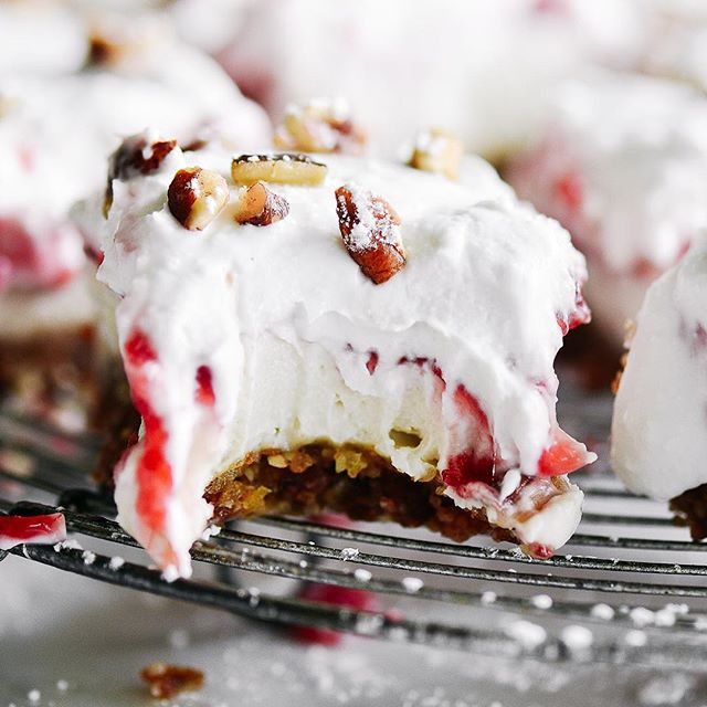 Raspberry Cream Bars Recipe | The Feedfeed