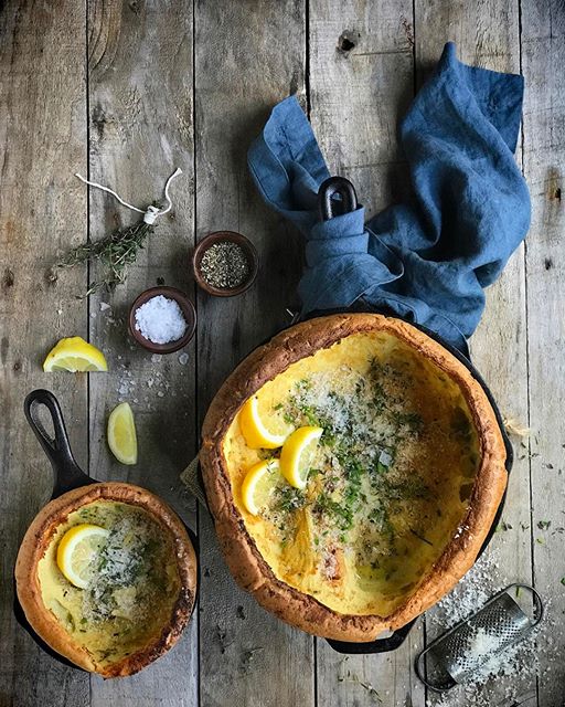 Herbed Parmesan Dutch Baby Recipe The Feedfeed