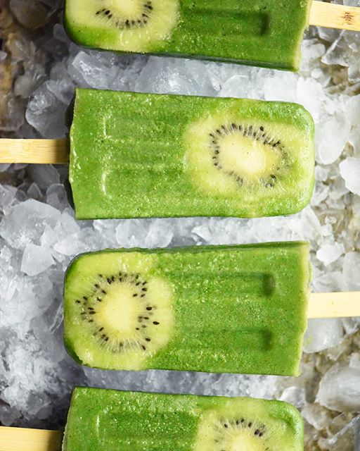 Kiwi Coconut Avocado Ice Pops Recipe The Feedfeed 7756