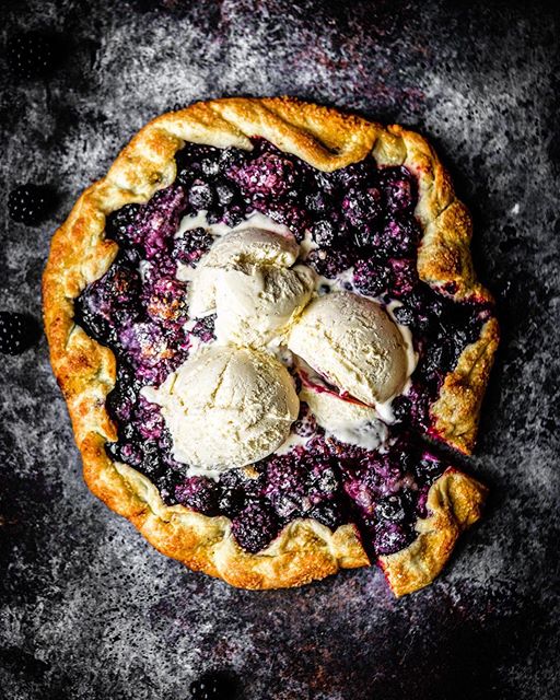 Blueberry Blackberry Galette Recipe The Feedfeed