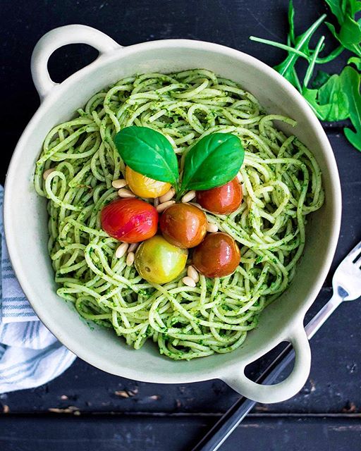Pesto with White Wine Vinegar by kale.of.a.life Quick & Easy Recipe