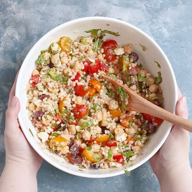 Mediterranean Couscous Salad Recipe The Feedfeed