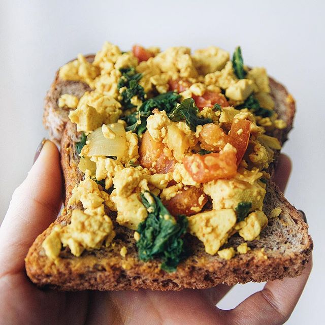 Tofu Scramble Toast Recipe The Feedfeed