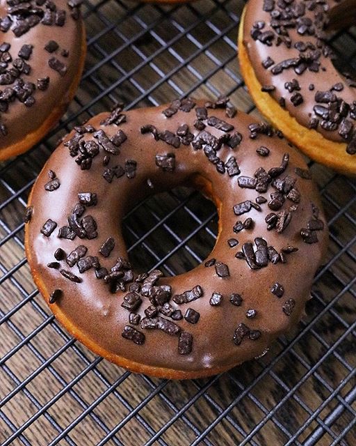 Chocolate Ganache Doughnuts by 52weekscooking Quick & Easy Recipe