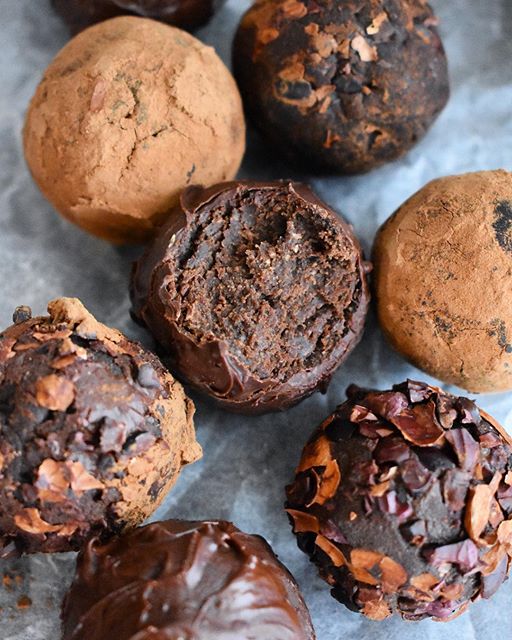 Triple Chocolate Fudge Balls Recipe The Feedfeed