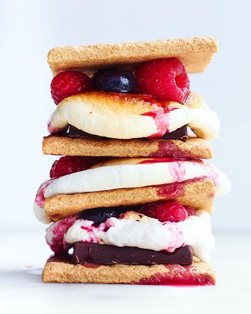 Boozy Macerated Berry S'mores by thesweetandsimplekitchen Quick