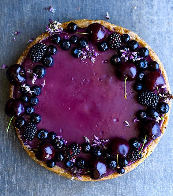 Blueberry, Blackberry & Cherry Tart Recipe The Feedfeed