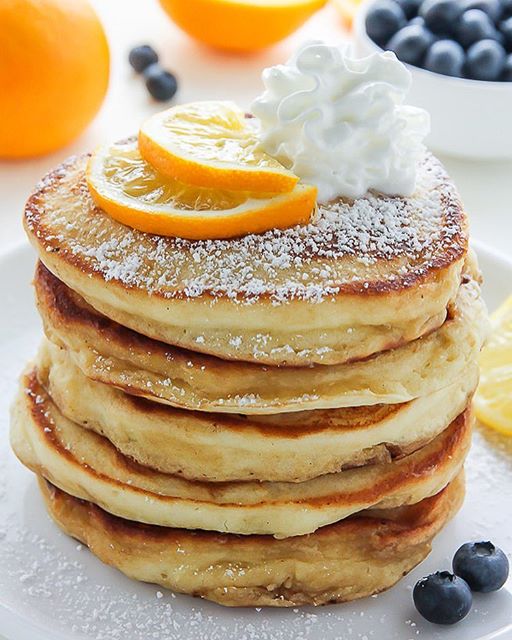 Fluffy Lemon Ricotta Pancakes Recipe The Feedfeed
