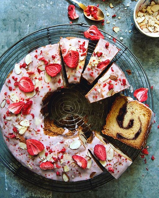 Vanilla And Strawberry Jam Cake Recipe The Feedfeed