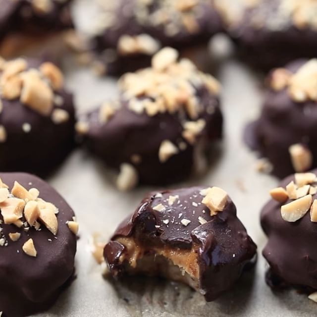 No Bake Chocolate Caramel Bites Recipe 