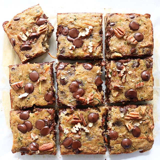 Chocolate Chip Zucchini Bars Recipe | The Feedfeed