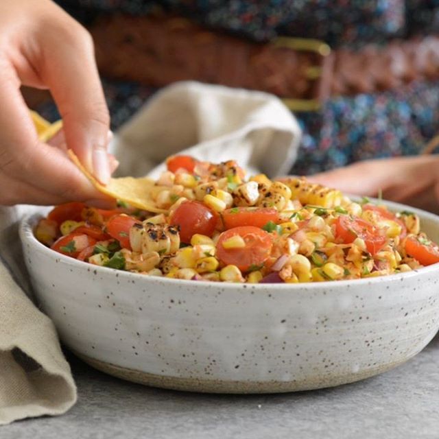 Grilled Corn And Cherry Tomato Salsa by hellolisalin Quick & Easy