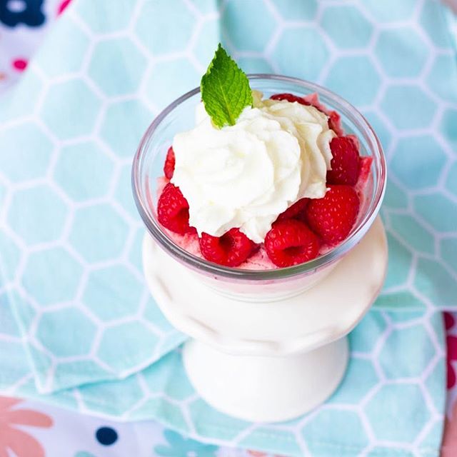 Mini Angel Food Cake Cups With Raspberry Mousse Recipe | The Feedfeed