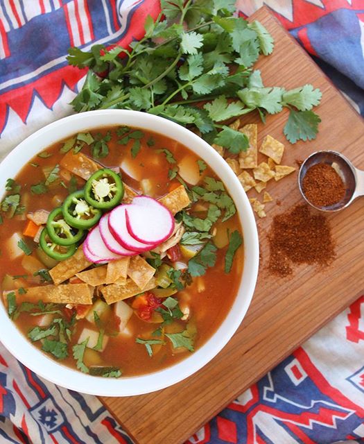 Homemade Chicken Tortilla Soup Recipe The Feedfeed