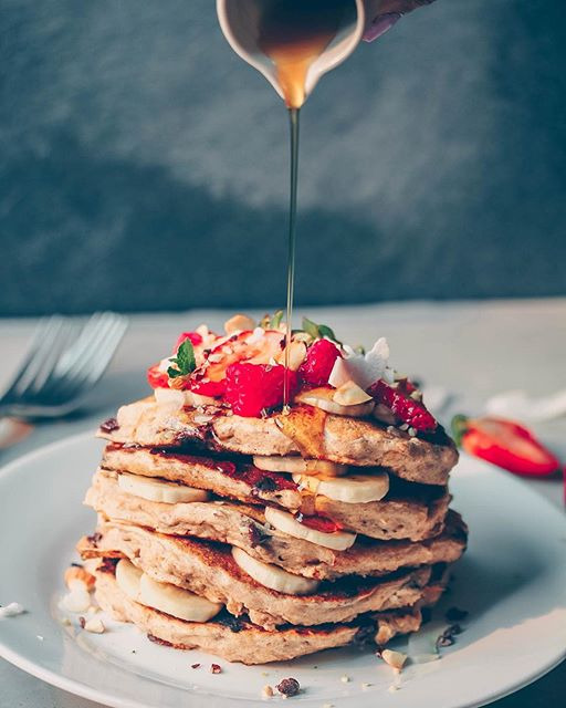 Banana Chocolate Chip Pancakes Recipe By Taavi Moore The Feedfeed