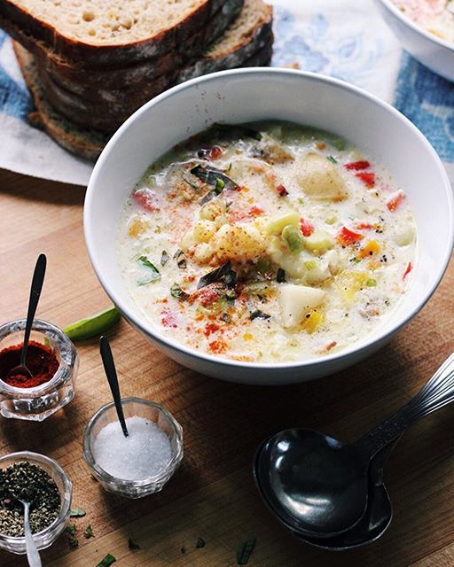 Lima Bean And Corn Chowder Recipe The Feedfeed