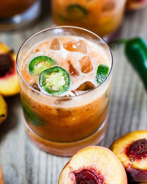 Peach Ginger Kombucha Mocktail Recipe The Feedfeed