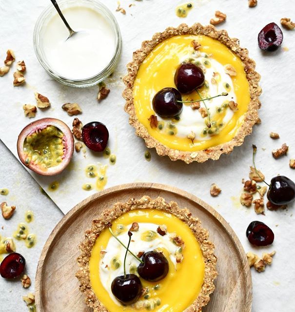 Mango Passion Fruit Tarts Recipe The Feedfeed