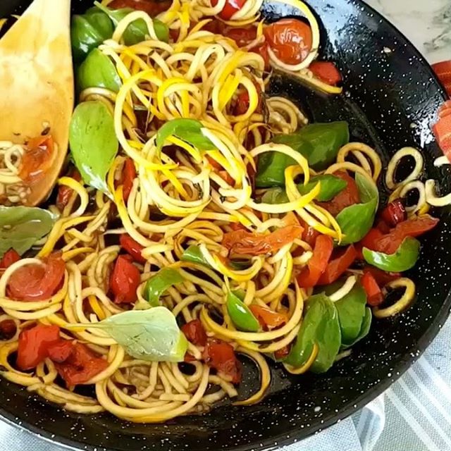 Zucchini Noodle Salad by secretsquirrelfood | Quick & Easy Recipe | The ...