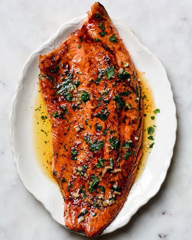 Honey And Gochujang Glazed Trout Recipe | The Feedfeed