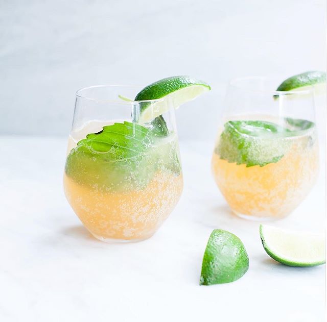 Basil Kombucha Mojitos Recipe The Feedfeed