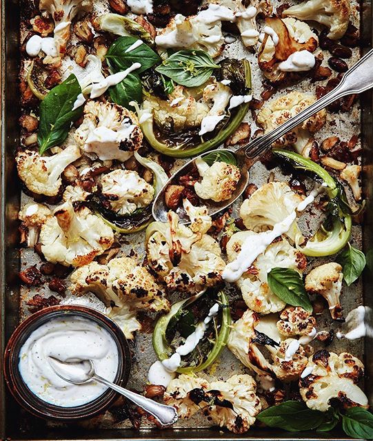 Roasted Cauliflower With Lemon Sauce Recipe The Feedfeed