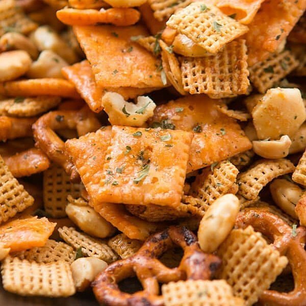 Homemade Chex Mix - Dinner at the Zoo