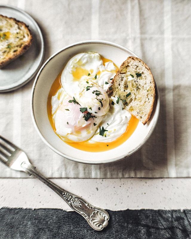 Turkish Eggs With Paprika Butter And Yogurt by charlottehuco | Quick ...