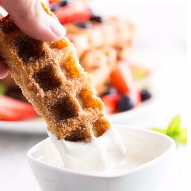 Waffled Churro French Toast Sticks Recipe By Nora Rusev The Feedfeed