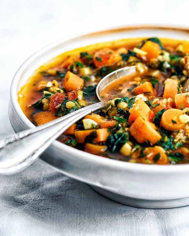 Red Lentil Soup With Carrots And Spinach by occasionallyeggs  Quick  