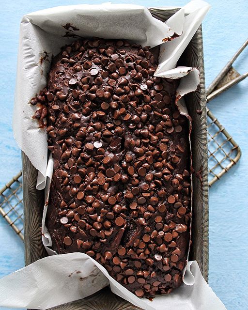 Chocolate Zucchini Bread With Chocolate Chips Recipe The Feedfeed Chocolate Zucchini Bread With Chocolate Chips Recipe The Feedfeed