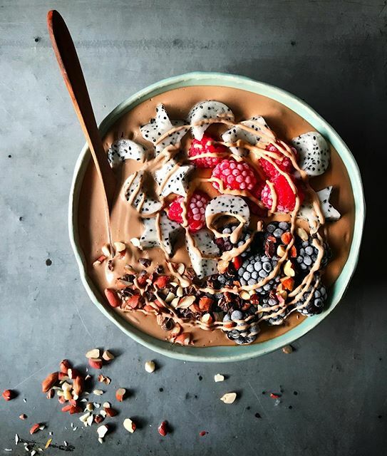 Chocolate Cashew Smoothie Bowl by myblissktchn | Quick & Easy Recipe | The  Feedfeed