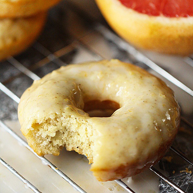 Cardamom Donuts With Grapefruit Glaze Recipe The Feedfeed