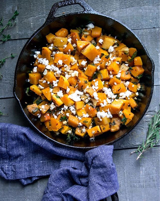 Sauteed Butternut Squash With Kale by cookeatlaugh Quick & Easy