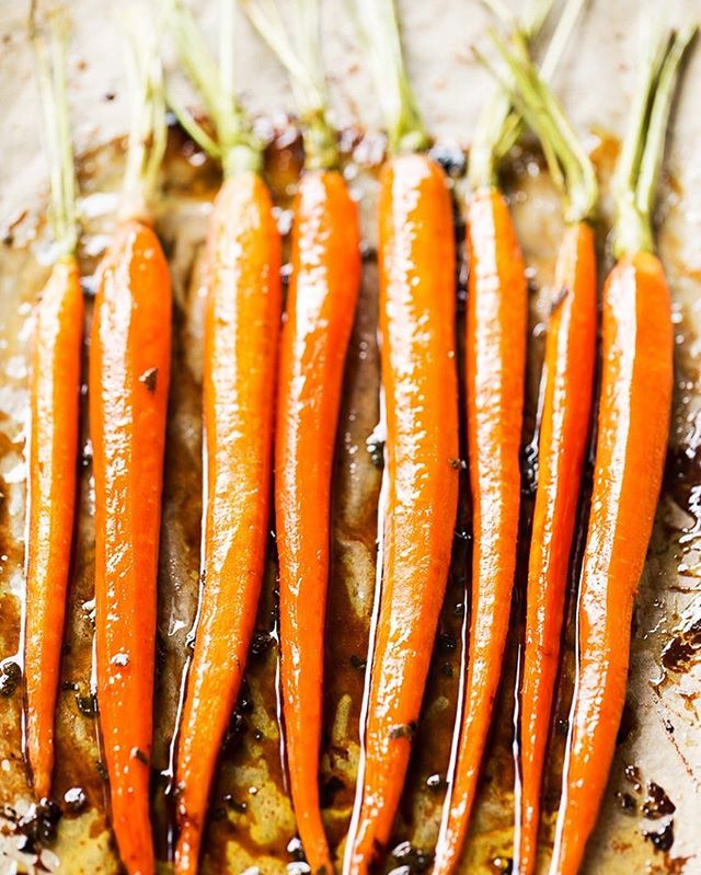 Brown Butter, Maple And Sage Roasted Carrots by get.inspired.everyday