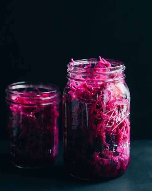 Cabbage, Blueberry And Apple Kraut Recipe | The Feedfeed