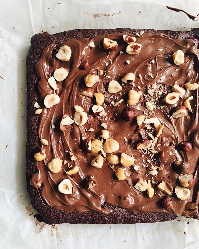 Chocolate Hazelnut Brownies by mjnoboa | Quick &amp; Easy Recipe | The Feedfeed
