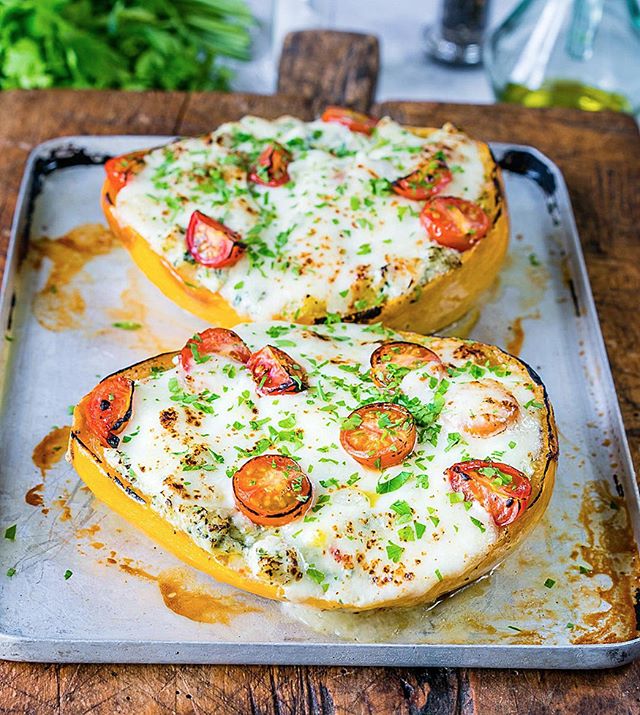 Chicken, Pesto And Cheese Stuffed Spaghetti Squash by theblondelish ...