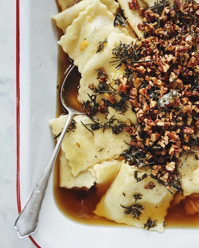 Sweet Potato Ravioli With Sage Brown Butter Recipe