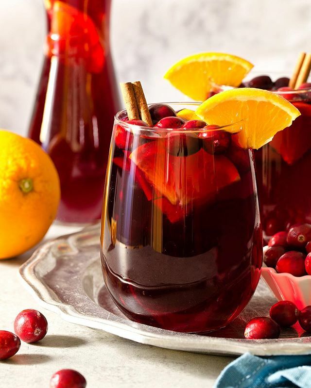 Orange Cranberry Cinnamon Sangria Recipe By Carla Cardello Recipes For 2 The Feedfeed