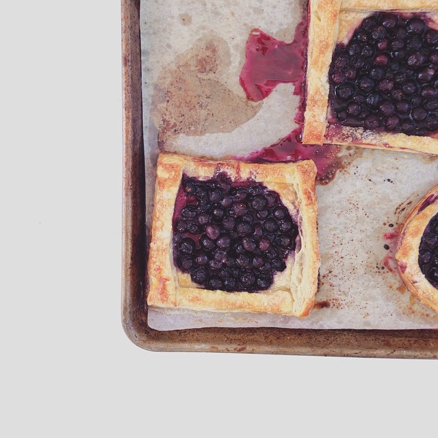 Blueberry Puff Pastry Tarts recipe by sarah kieffer | The Feedfeed