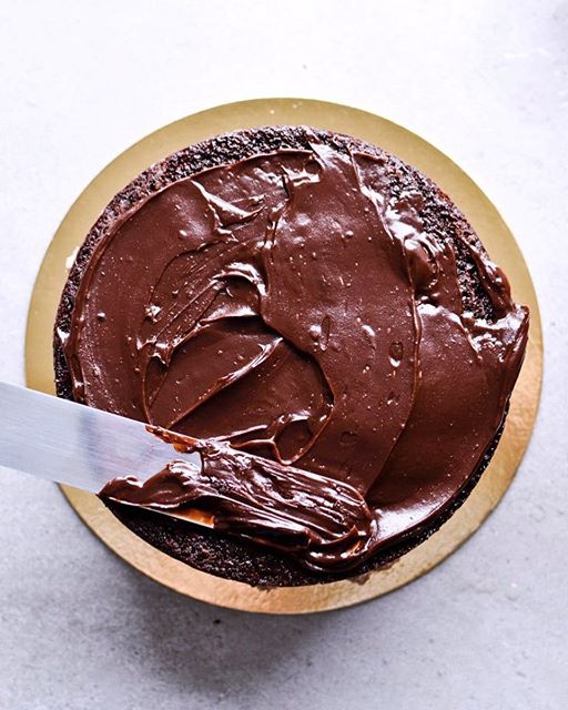 Triple Chocolate Ganache Layer Cake Recipe The Feedfeed Triple Chocolate Ganache Layer Cake Recipe The Feedfeed