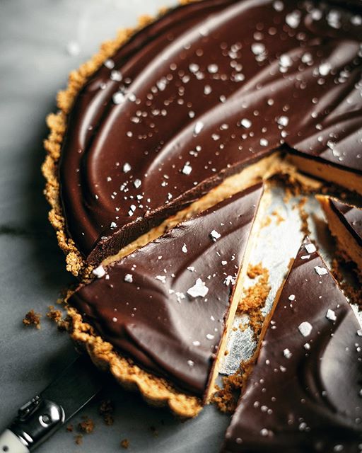 Peanut Butter And Chocolate Ganache Tart Recipe The Feedfeed