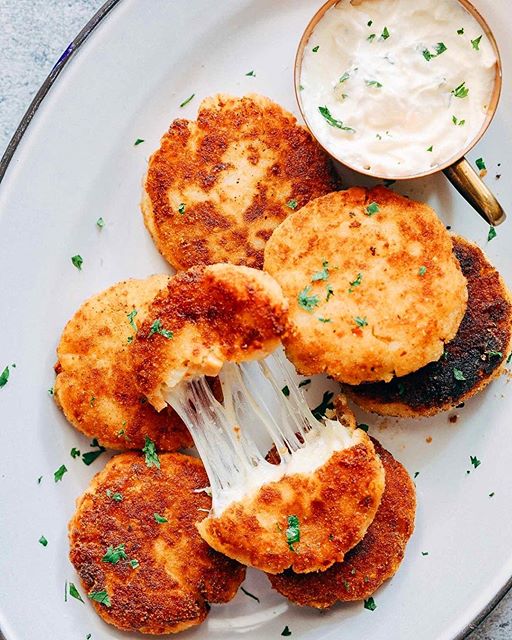 Cheesy Ham And Mashed Potato Cakes Recipe The Feedfeed