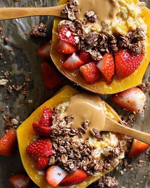 Roasted Butternut Squash Oat Bowls Recipe The Feedfeed