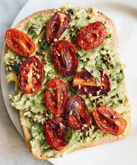 Sauteed Tomato Avocado Toast by plantbasedjane | Quick & Easy Recipe ...