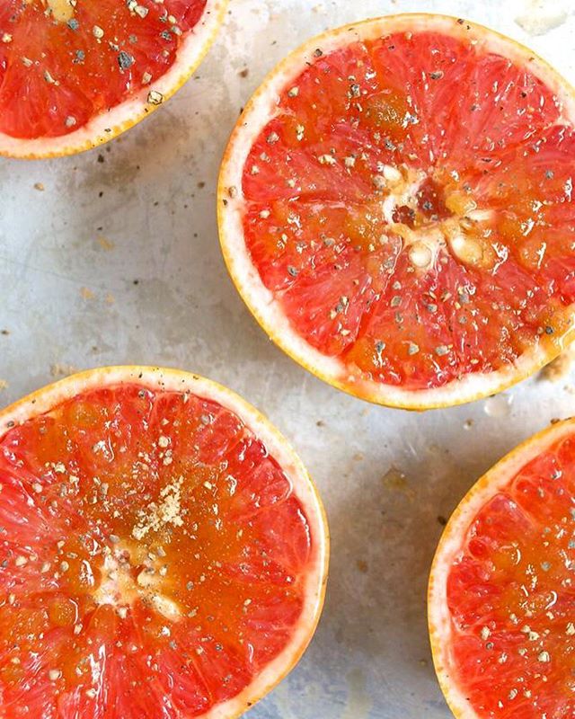 Brown Sugar And Black Pepper Broiled Grapefruit Recipe The Feedfeed
