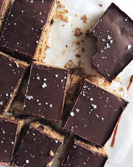 Dark Chocolate Cookie Dough Bars Recipe | The Feedfeed